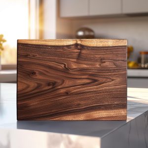 Solid Wood Cutting Board – Walnut, Cherry, Maple - Image 1