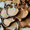 Wooden Serving Board Set (10pcs) – Cheese & Appetizer Trays - Image 1